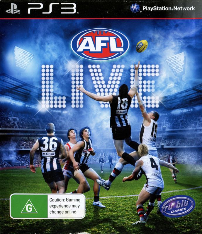 AFL Live box art for Playstation 3